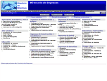 Tablet Screenshot of directorio-de-empresas.org